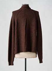 Gilet manches longues marron YEST pour femme seconde vue