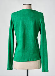 Gilet manches longues vert LINGAM pour femme seconde vue