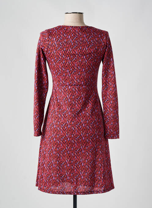 Robe courte orange LINGAM pour femme