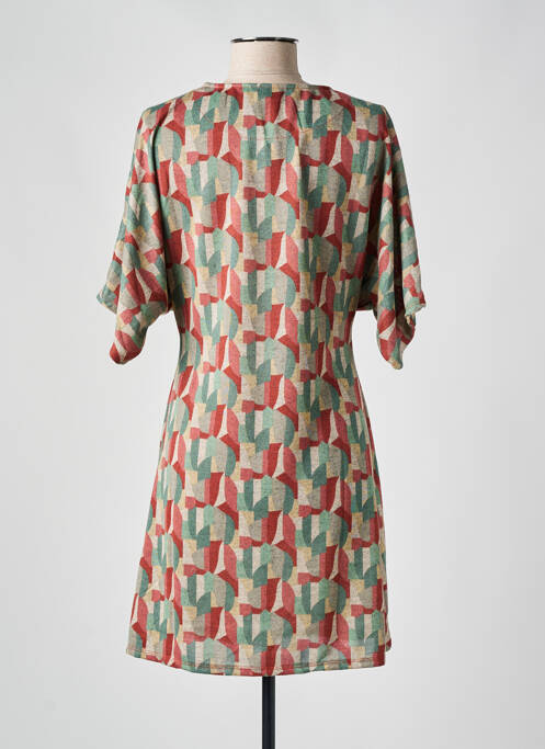Robe courte vert LINGAM femme