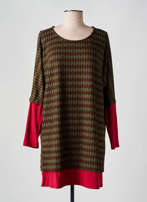 Robe courte vert LINGAM pour femme