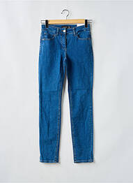 Jeans coupe slim tissage brut taille normale bleu BRANDTEX femme