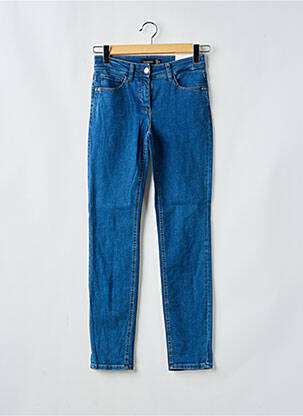 Jeans coupe slim tissage brut taille normale bleu BRANDTEX femme