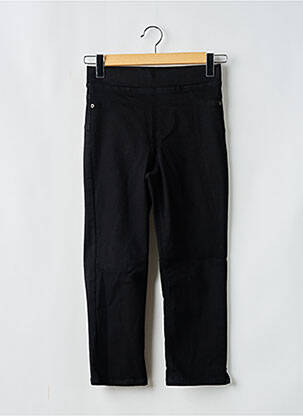 Pantacourt stretch taille normale noir YEST femme