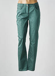 Pantalon droit stretch taille normale vert BRANDTEX femme