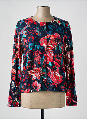 Gilet manches longues rouge MALOKA pour femme