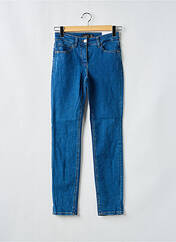 Jeans coupe slim bleu BRANDTEX pour femme seconde vue