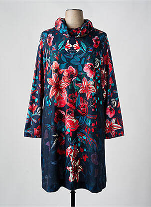 Robe mi-longue rouge MALOKA pour femme