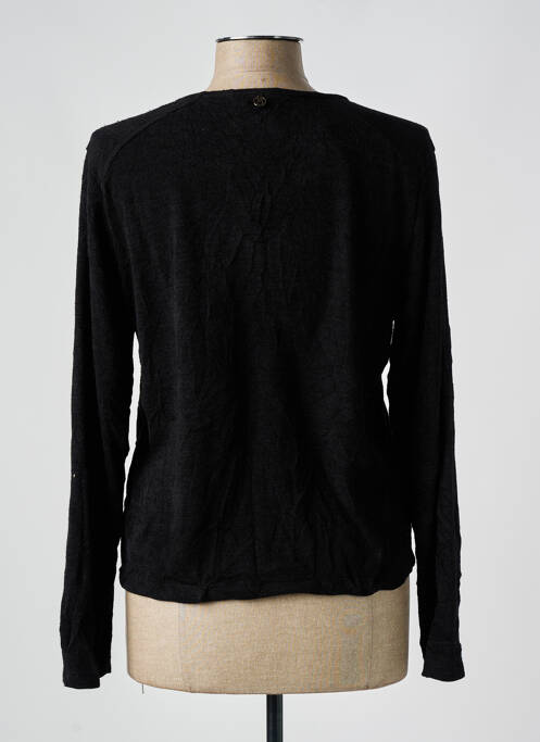 Gilet manches longues noir MALOKA femme