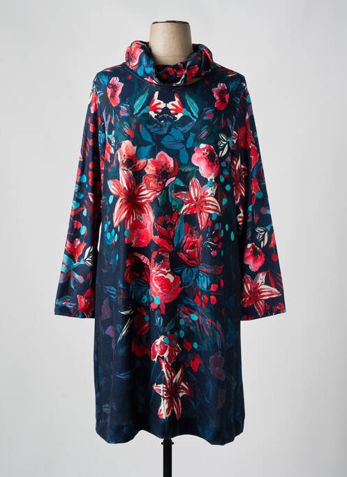 Robe mi-longue rouge MALOKA pour femme