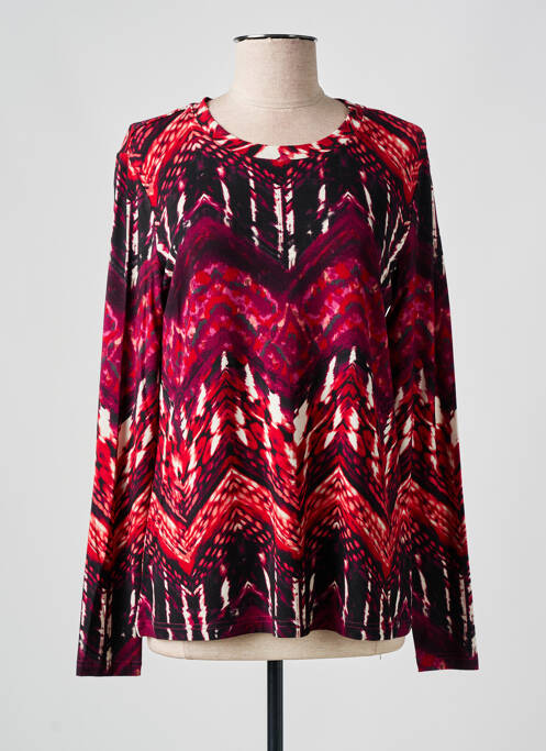 T-shirt rouge BRANDTEX pour femme