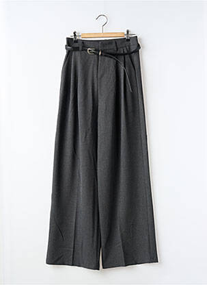 Pantalon flare coupe évasée gris FEELKOO femme