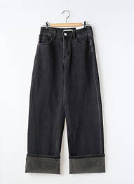 Jean coupe flare poches gris ORAIJE femme