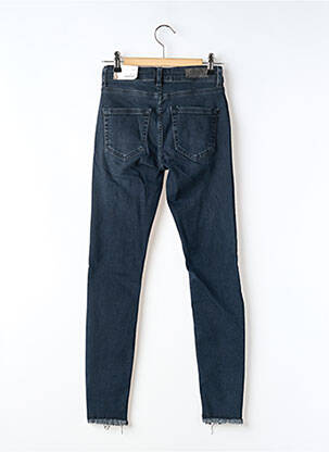 Jeans coupe slim effet usé délavé taille normale bleu ONLY femme