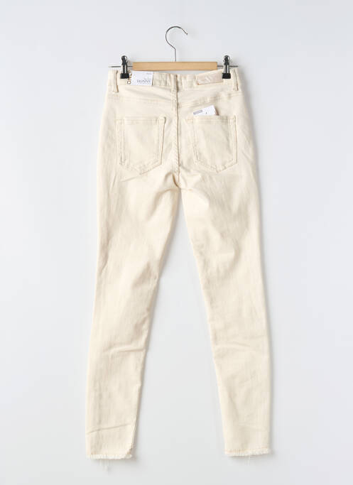 Pantalon slim beige ONLY pour femme