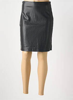 Jupe mi-longue taille à pinces noir ONLY femme