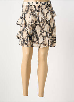 Jupe courte doublure beige ONLY femme