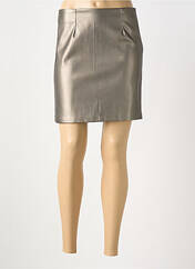 Jupe courte marron ORAIJE pour femme seconde vue