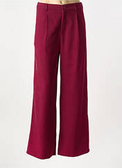 Pantalon flare rouge PEACE N'LOVE pour femme seconde vue