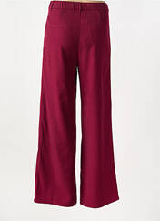 Pantalon flare rouge PEACE N'LOVE pour femme seconde vue