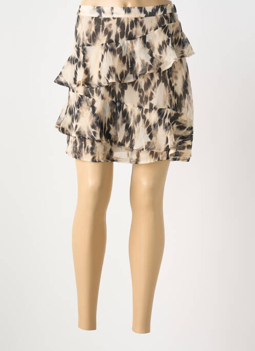 Jupe courte beige ONLY pour femme