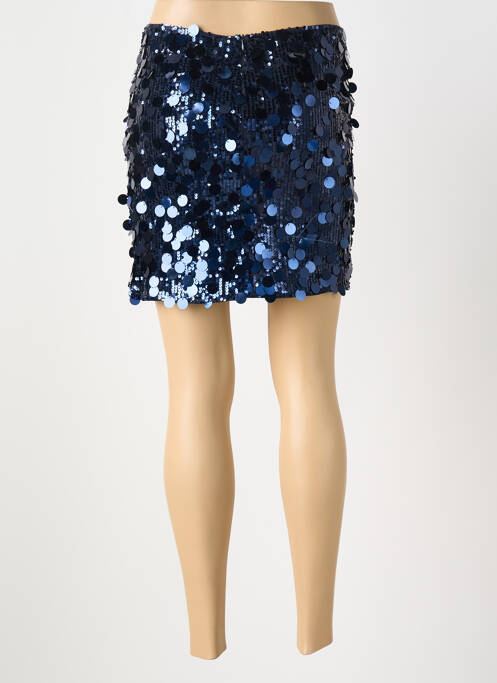 Jupe courte bleu PEACE N'LOVE pour femme