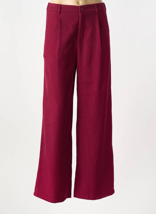 Pantalon flare rouge PEACE N'LOVE pour femme