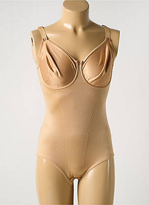 Body lingerie effet matière satinée chair PRIMADONNA femme