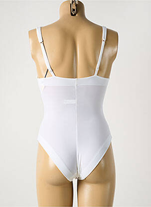 Body lingerie stretch blanc COTTON CLUB femme