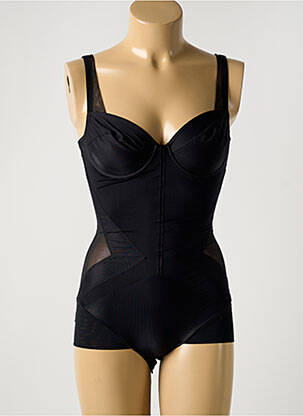 Body lingerie stretch noir COTTON CLUB femme