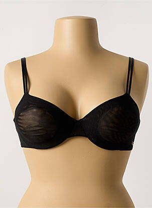 Soutien-gorge légère et transparente haut soutien-gorge emboitant noir LISE CHARMEL femme