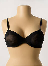 Soutien-gorge légère et transparente haut soutien-gorge emboitant noir LISE CHARMEL femme