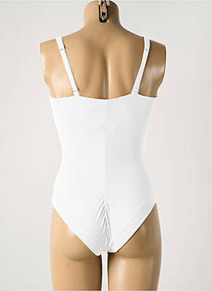 Body lingerie stretch blanc COTTON CLUB femme