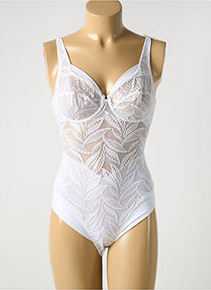 Body lingerie blanc BARBARA pour femme