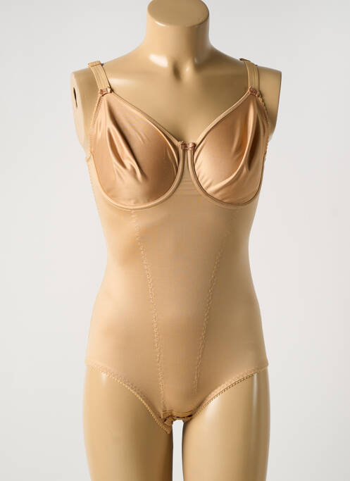 Body lingerie effet matière satinée chair PRIMA DONNA femme