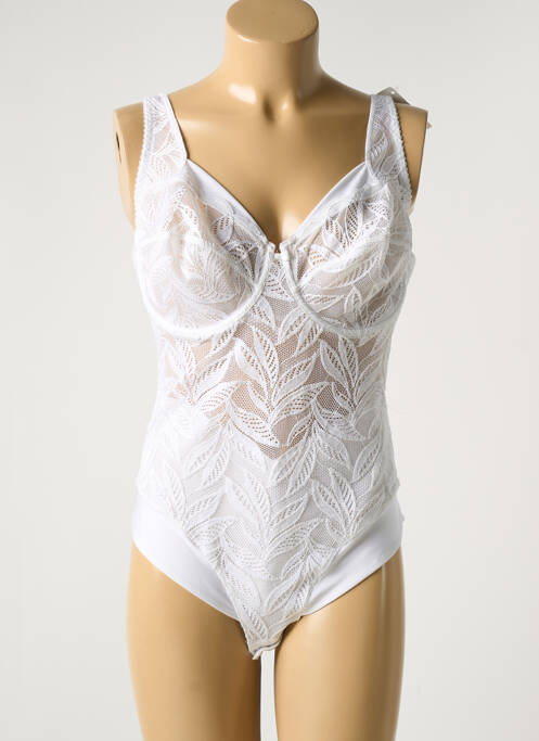 Body lingerie blanc BARBARA pour femme