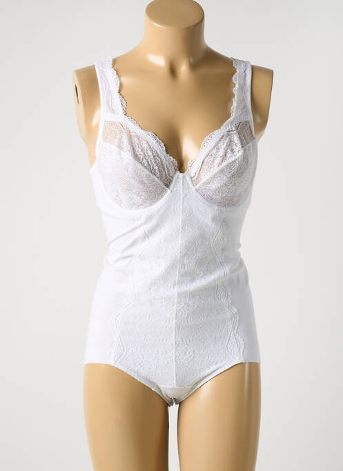 Body lingerie blanc COTTON CLUB pour femme