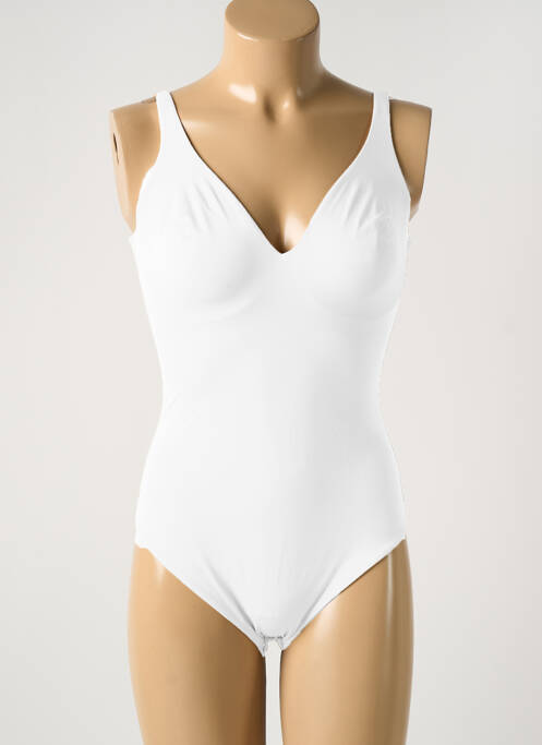 Body lingerie blanc COTTON CLUB pour femme