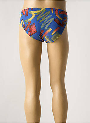 Slip de bain imprimé fantaisie bleu RASUREL homme