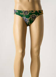 Slip de bain imprimé fantaisie vert RASUREL homme
