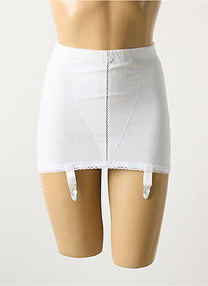 Guêpière/porte-jarretelle sans armature blanc FANTASIE femme