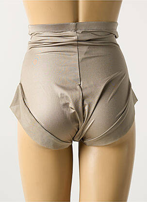 Culotte haute tissage satiné marron LISE CHARMEL femme