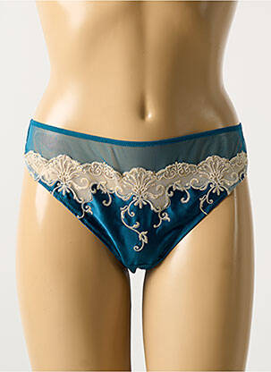 Tanga stretch bleu LISE CHARMEL femme