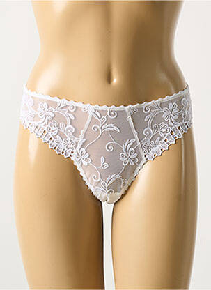 String tissage tulle blanc MARIE JO femme