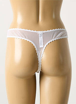 String tissage tulle blanc MARIE JO femme
