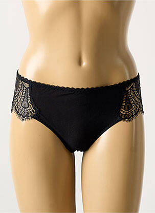 Culotte légère et transparente noir COTTON CLUB femme
