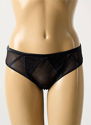 Culotte légère et transparente noir RCRESCENTINI BY COTTON BLUB femme