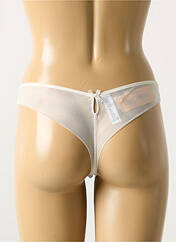 Tanga blanc LISE CHARMEL pour femme seconde vue