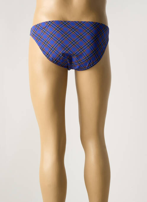 Slip de bain tissage popeline bleu RASUREL homme