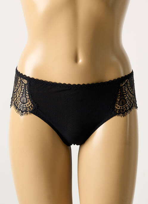 Culotte légère et transparente noir COTTON CLUB femme